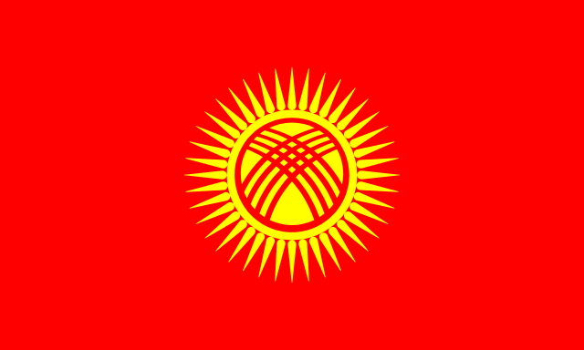 Kyrgyzstan national flag