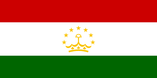 Tajikistan national flag