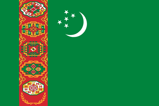 Turkmenistan national flag